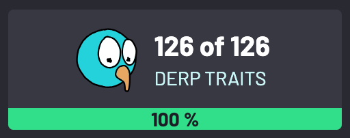 BitWilderness's tweet photo. @DerpBirdsNFT Collector.
#DERP
126/126 #DerpBirds
167/167 #Derplings
#CNFT #NFT https://t.co/o8LWOIzoxB