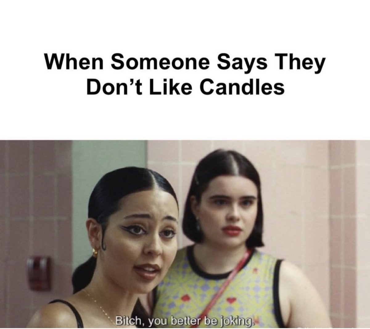 You better be 🤷🏾‍♀️😩
.
.

 #smellslikeblkluxury #luxurycandles #candlelovers #womaninbusiness#candlereview #smallbusinesssaturday#homemadecandles #smallbusiness #coconutsoycandles #supportsmallbusiness #recycle #natural#blackowned #waxedandwicked #candleaddict #candlesofinstag