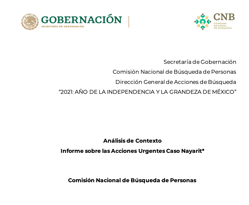 Desde @poderjudicial <a href="/gobiernonayarit/">gobiernonayarit</a> impunidad garanitizada:

aristeguinoticias.com/2306/mexico/na…

La <a href="/Busqueda_MX/">Comisión Nal. de Búsqueda Mx</a> tiene 10 días para quitar este documento público que familias, colectivos y personas y organizaciones solidarias podrían descargar ya y no detener su difusión amplia

👇👇👇