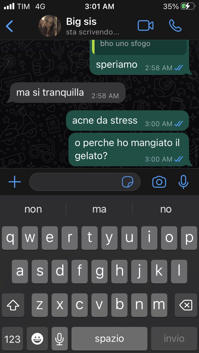 questi messaggi riassumono la mia vita: io che cerco di giustificare i miei problemi pensando non lo siano a causa mia