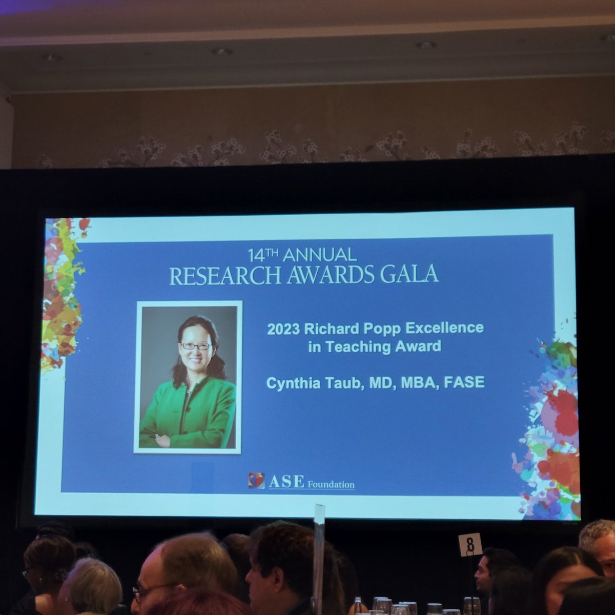 Christine Rhyne Johnson, CAE (she/her) (@bkktonc) on Twitter photo Enjoying the recognition of accomplished physicians and sonographers in echocardiography and especially Dr Cynthia Taub dedicating her award to women scientists who have come before her! <a href="/CynthiaTaub/">Cynthia Taub</a> #ASE2023 <a href="/ASE360/">American Society of Echocardiography</a> <a href="/DartmouthHealth/">Dartmouth Health</a> #echocardiography Enjoying the recognition of accomplished physicians and sonographers in echocardiography and especially Dr Cynthia Taub dedicating her award to women scientists who have come before her! <a href="/CynthiaTaub/">Cynthia Taub</a> #ASE2023 <a href="/ASE360/">American Society of Echocardiography</a> <a href="/DartmouthHealth/">Dartmouth Health</a> #echocardiography