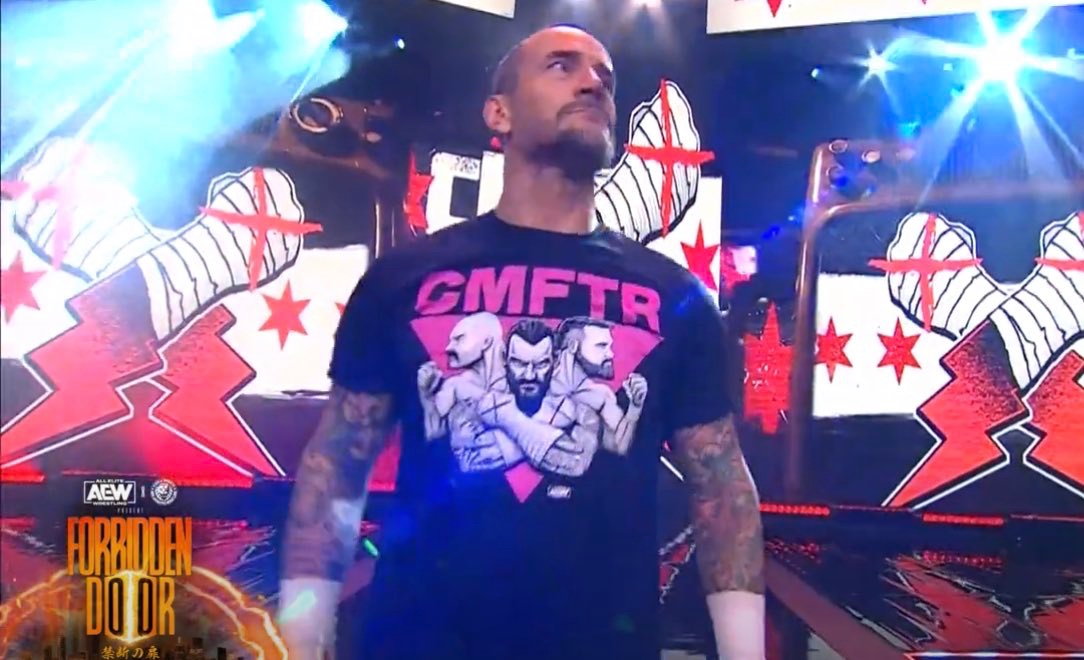 DAMN FINE SHIRT @CMPunk !! I’m sure as hell never gonna get tired of this. @blamesworthy