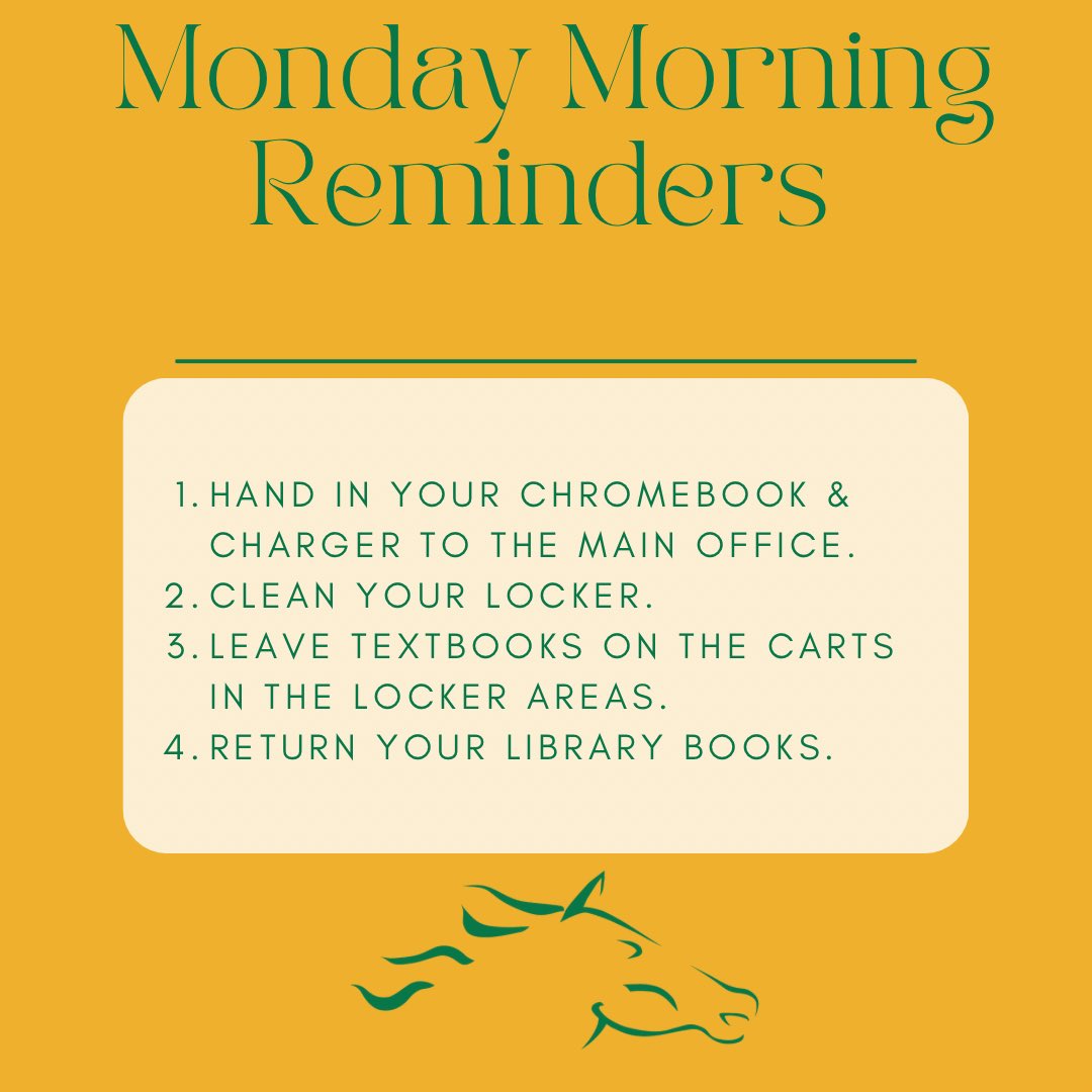 Reminder to all Chargers to remember to turn in your CB’s tomorrow morning to the main office. Don’t forget your Chargers! #summer2023almosthere!
