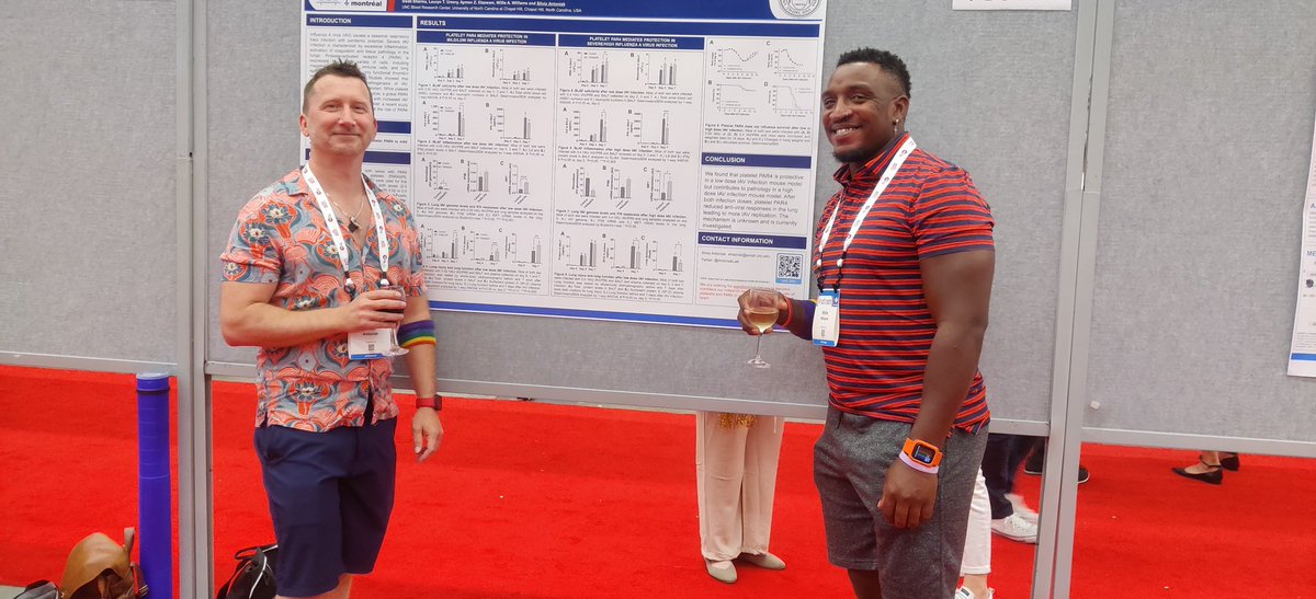 antoniaklab's tweet image. If you missed us. We are back tomorrow at the poster session.  #coolScience #isth2023 #platelet #virus #infection