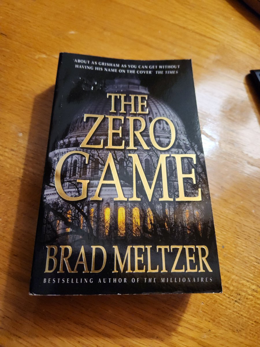 Cleaning up the loft after I put in the air conditioner earlier today and came across another @bradmeltzer book. 
I now have 3 in my collection. 
#readingisfun