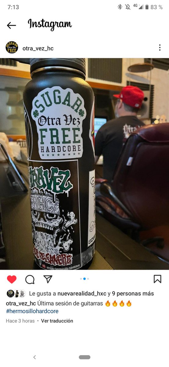 En sesión con otravez Hermosillo Hardcore
Nuevo álbum en proceso