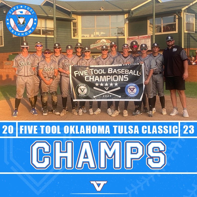 🏆CHAMPIONS🏆

Congrats to <a href="/AR_Sticks/">Sticks Baseball</a> 15U Volner on winning the 15U American Championship of the <a href="/FiveTool/">Five Tool Baseball</a> Oklahoma Tulsa Classic!

#WatchEm