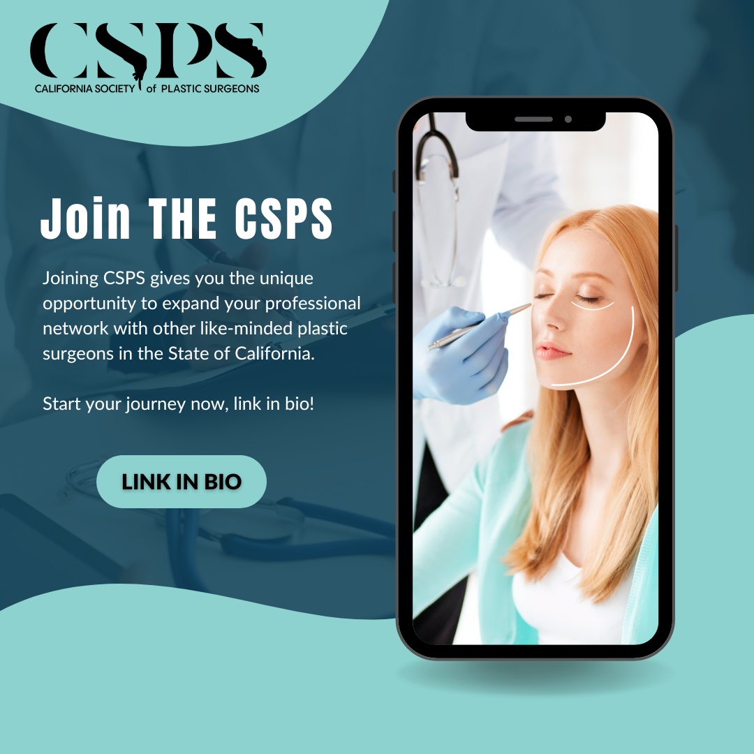 Join California Society of Plastic Surgeons for expert connections, knowledge exchange, and advancing patient care. 

Apply at californiaplasticsurgeons.org (link in bio) and start your journey. #CSPS #BoardCertifiedPlasticSurgeon