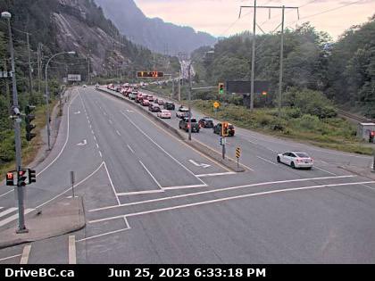 Still a heavy volume going SB #BCHwy99