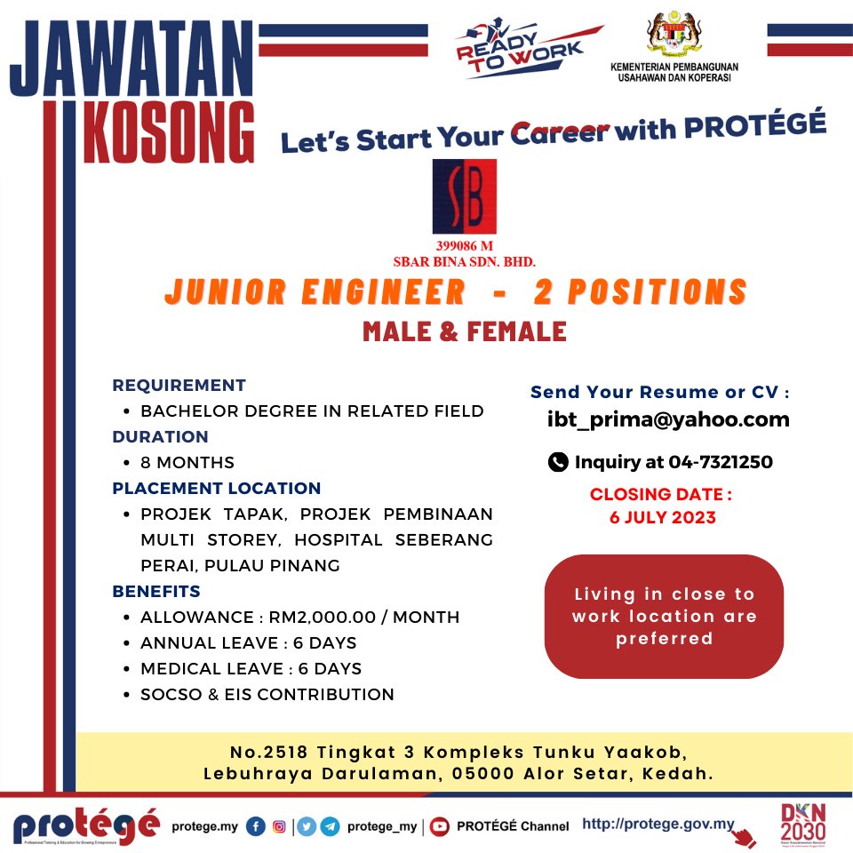 PROTÉGÉ Malaysia on Twitter "Dear Graduates, We have good news! SBAR