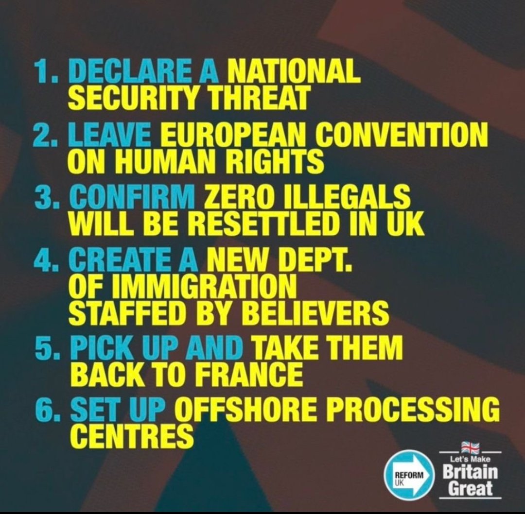 Reform UK's proposed policy to end the Channel boat crisis includes staffing the 'immigration department' with 'believers'