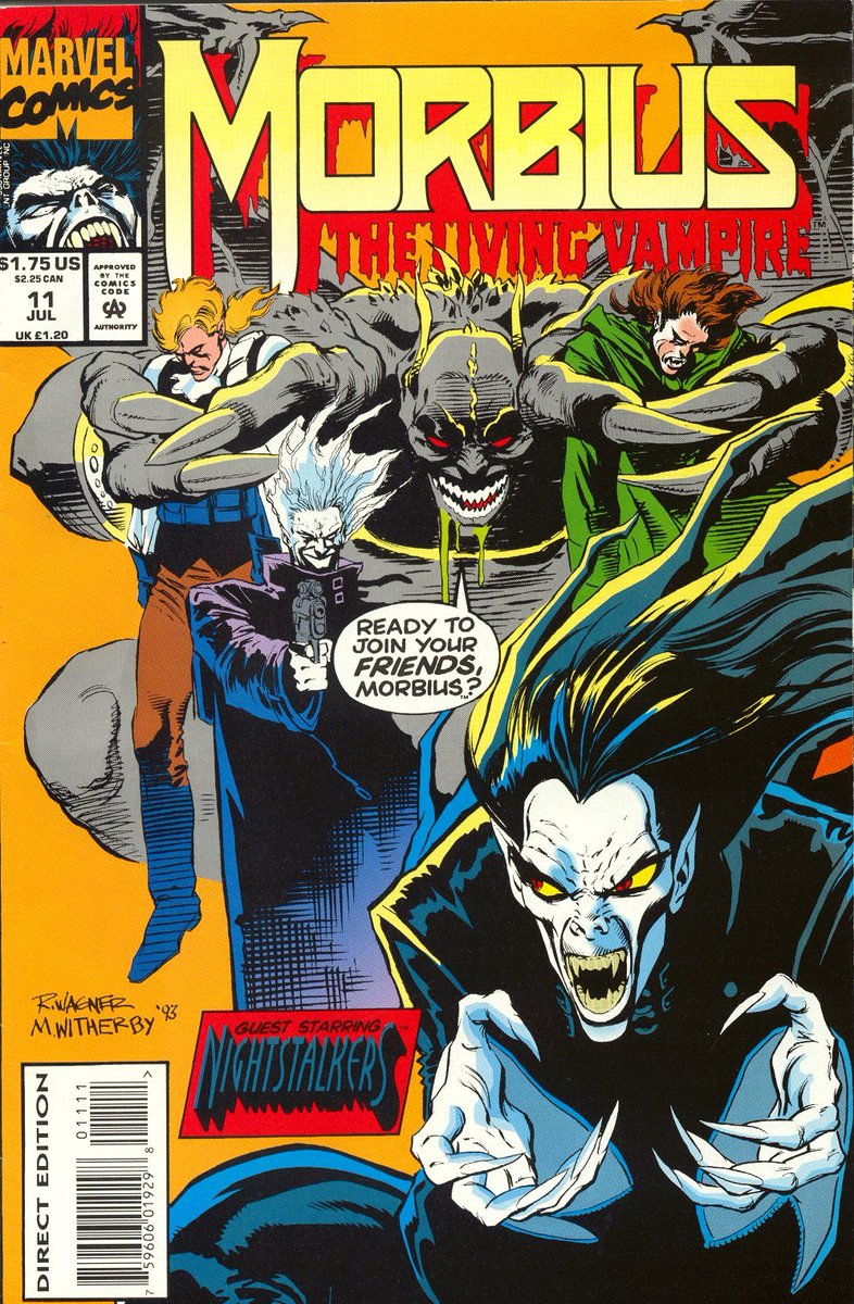 The #Nightstalkers are in trouble, and only their frenemy #Morbius can help!  #Marvel #90scomics