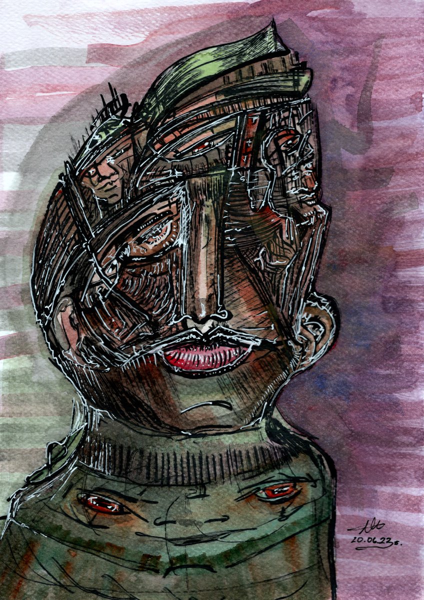 gm #avax 
I'm painting new scanned piece. Will post soon as it's not finished yet :O HAVE A NICE DAY!