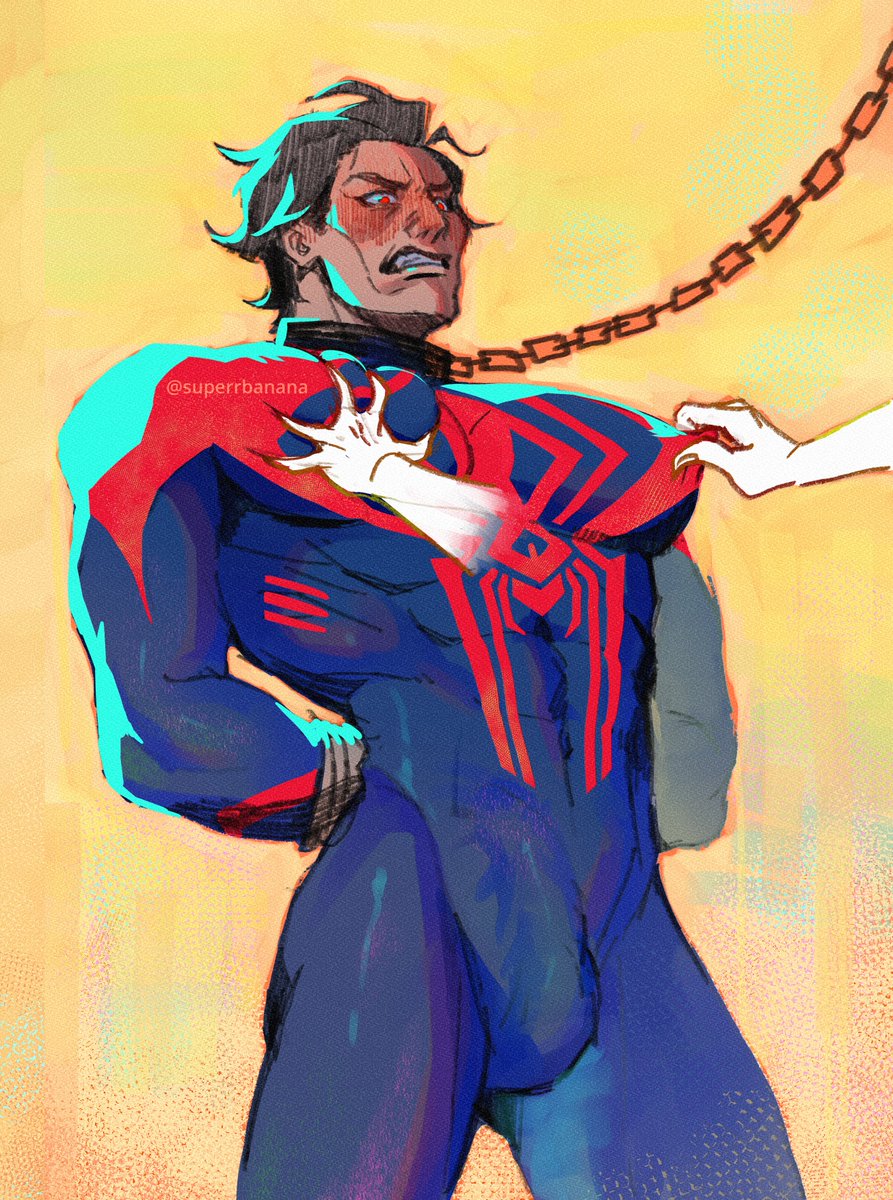 I wanna tie him up and do ✨things✨ to him

#SpiderVerse #SpiderManAcrossTheSpiderVerse #MiguelOHara #migueloharafanart #SpiderMan2099 #spidermanfanart #spidermanart #multiverse #fanart