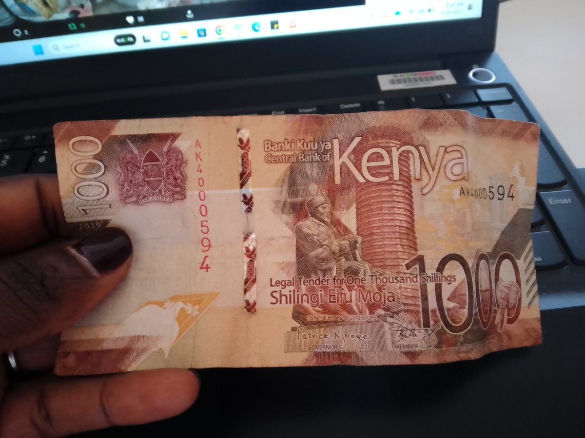 Kenyan money looks like it was designed by a junior graphics student.