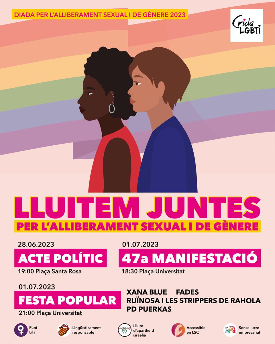 #BonDia ☀️ Aquesta setmana ve carregada de lluites a #Cardedeu i arreu per celebrar la diversitat i reivindicar vides plenament dignes i sense violències per a les persones #LGTBIQ #28J 🏳️‍🌈🏳️‍⚧️✊