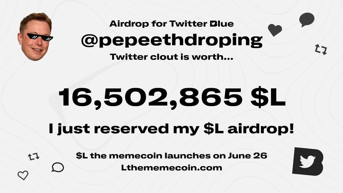pepeethdroping's tweet photo. We are $L 🍰☕️ @Lthememecoin https://t.co/p8rnN3yqCK
