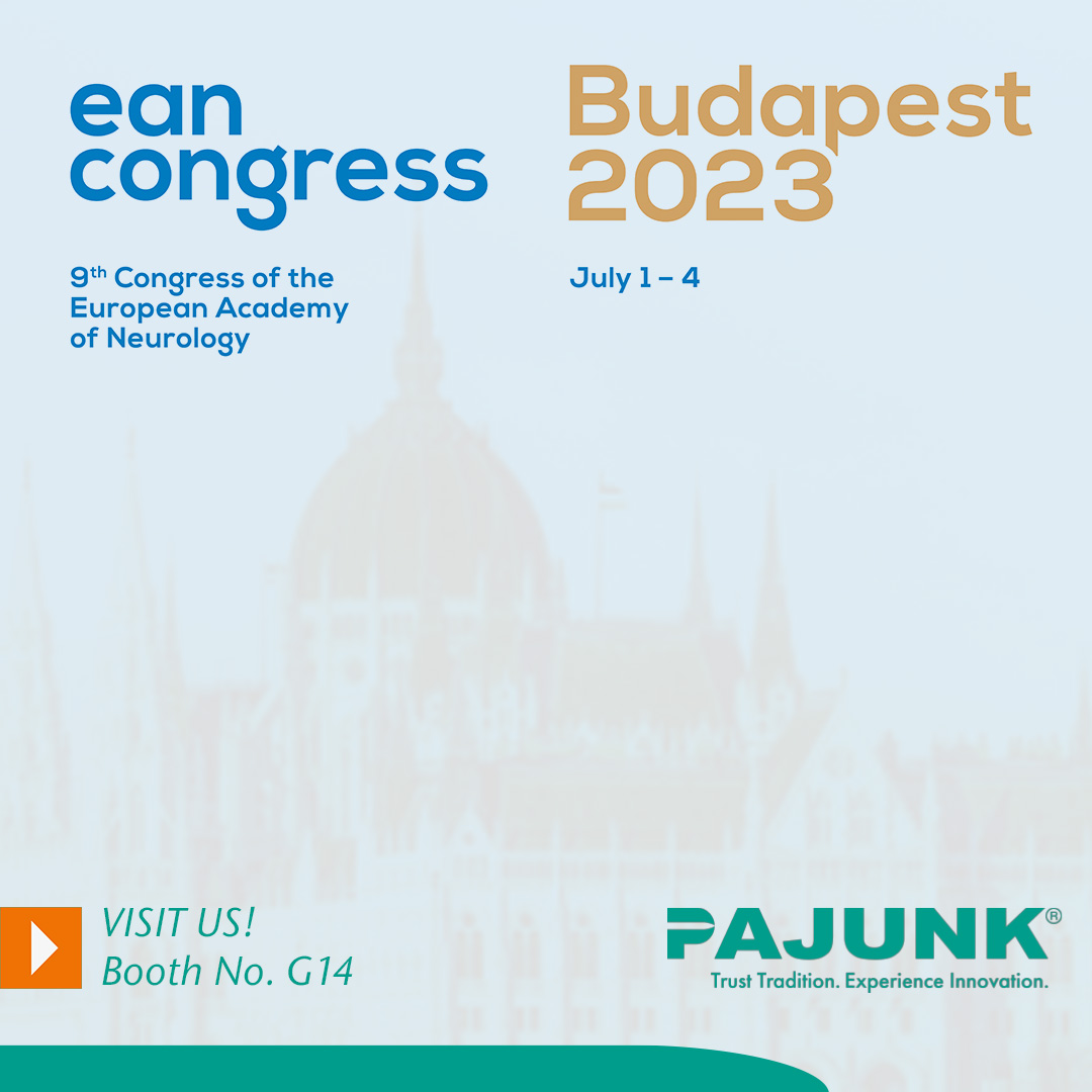 Pajunk_Global (@pajunk_global) on Twitter photo ⏰ Only 5 days left until the 9th <a href="/EANeurology/">European Academy of Neurology</a> annual Congress in Budapest!
📍 We can’t wait to welcome you at our booth no. G14!
#stim2go #neurorehabilitation #pajunk #reliablepartner #pajunkinnovation #homeofneurology #ean2023 #nervestim #neurology ⏰ Only 5 days left until the 9th <a href="/EANeurology/">European Academy of Neurology</a> annual Congress in Budapest!
📍 We can’t wait to welcome you at our booth no. G14!
#stim2go #neurorehabilitation #pajunk #reliablepartner #pajunkinnovation #homeofneurology #ean2023 #nervestim #neurology