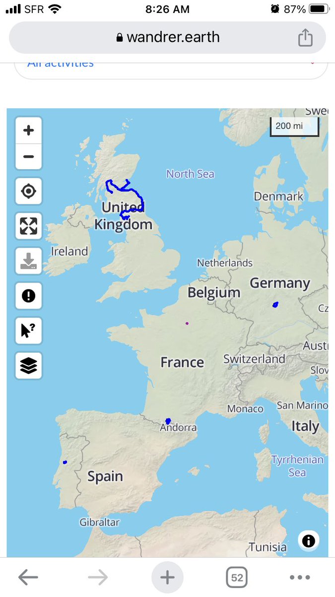 DaveSchweikert's tweet photo. Awesome trip to the UK and France but what can you conclude from these @wandrer_earth images? Clearly I need to fill in the blank space in Europe. #Wander #goexploring https://t.co/NThZopxu3f
