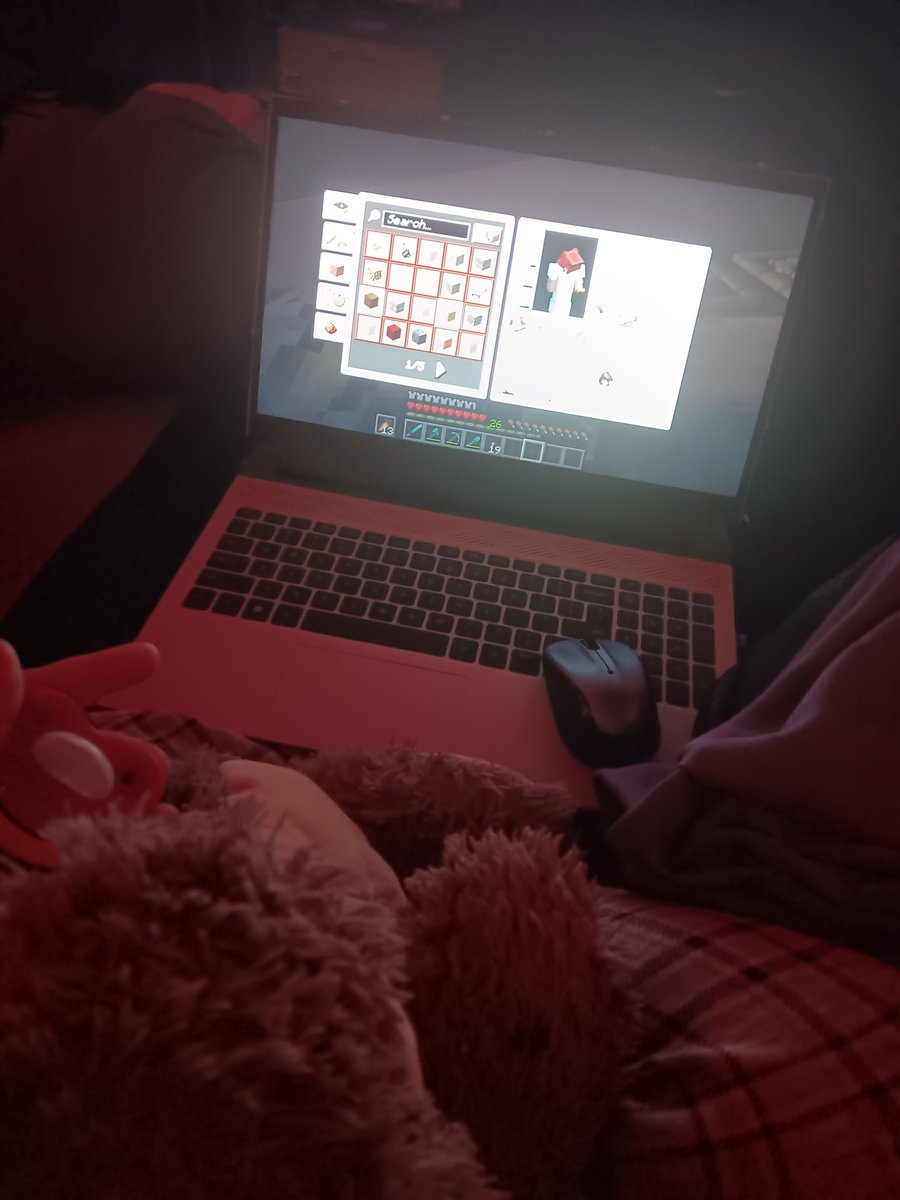 plnetpupy's tweet photo. rocking back n forth and playing minecraft with my paci n lupin !! m just a baby 🐶🐶🐶 https://t.co/8TOsPwhMVa