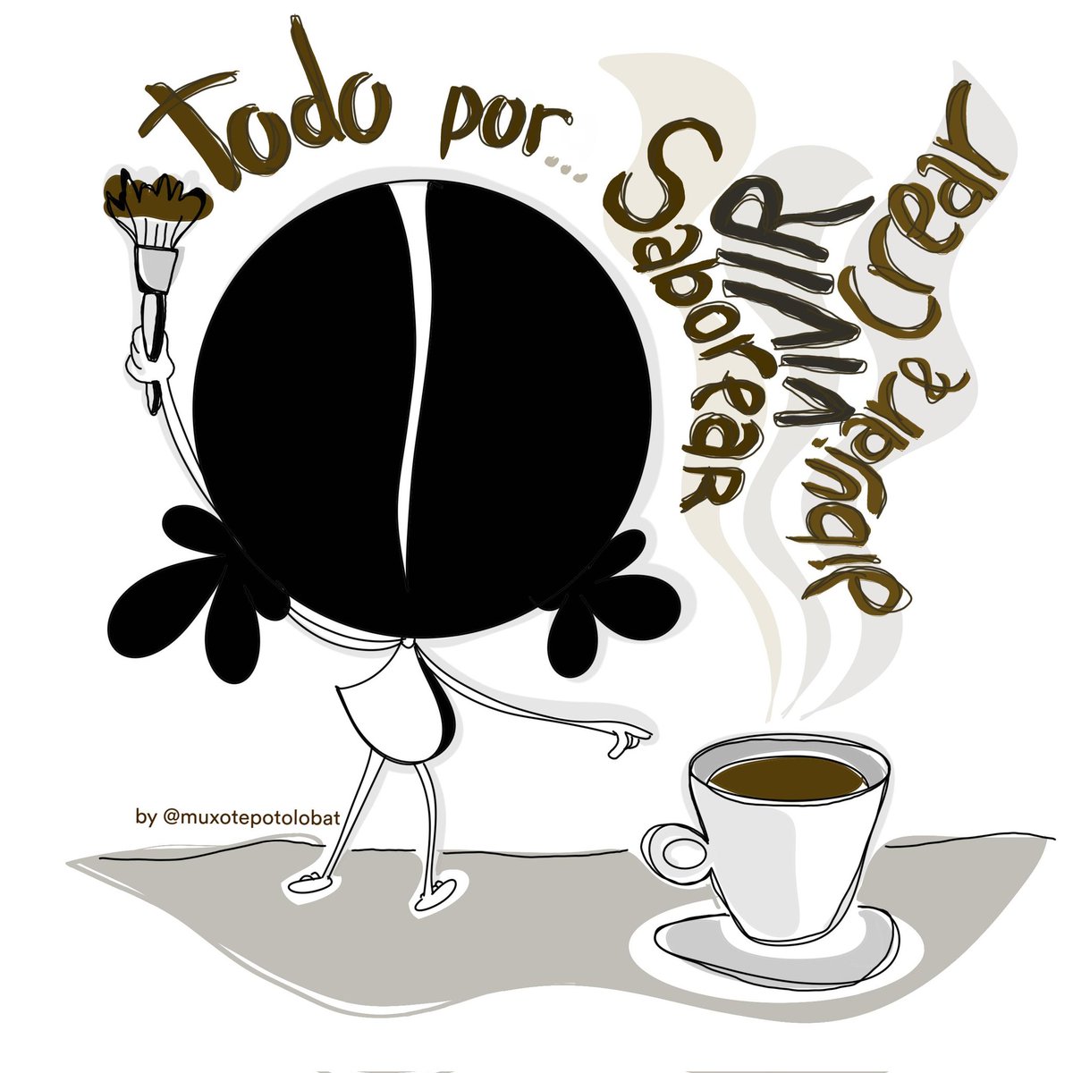 muxotepotolobat's tweet photo. Todo por empezar.
Todo por caminar.
Todo por respirar, por descubrir.
Todo a lo que abrirme.
Todo por dibujar, por imaginar, por crear.
¡Bueeen lunes y semanaaaaa!
#EeeegunonMundo!! https://t.co/wjEybHHkLf