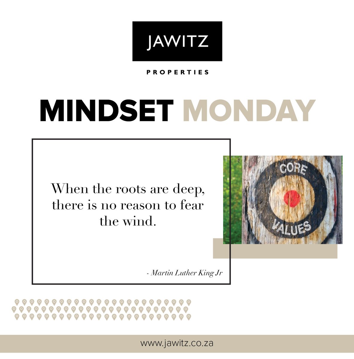JawitzProp's tweet photo. ๐ ๐๐ก๐๐ฆ๐๐ง ๐ ๐ข๐ก๐๐๐ฌ
When the roots are deep, there is no reason to fear the wind. ๐๐ฏ
#Jawitz #RealLifeRealEstate #mondaymotivation https://t.co/7eWqscNEt0