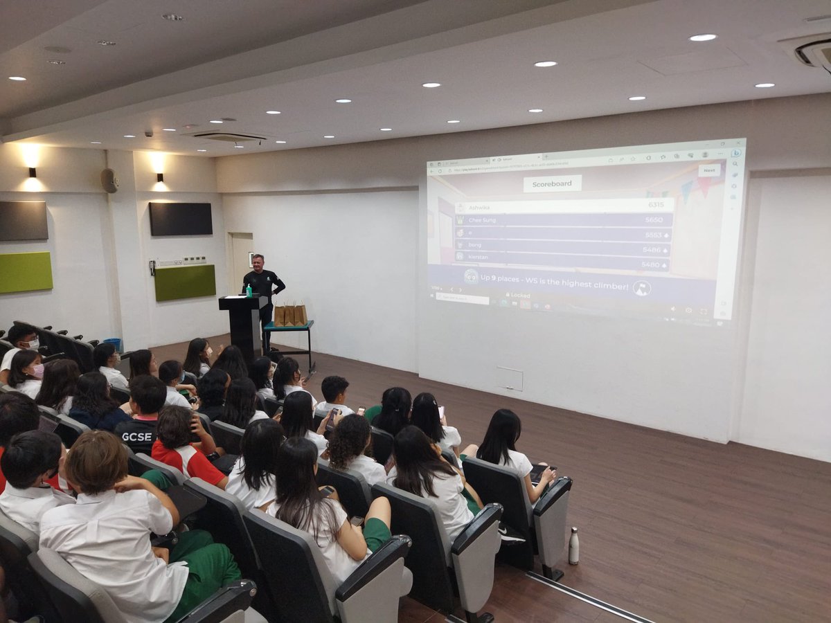 KLASSHumanities's tweet photo. Ian Cruddas from Petronas discussing the importance of branding to Y10 Business Studies students as they find out more about the retail side of business. #KLASSBusiness #KLASSHumanities https://t.co/oQyqMZnYLk