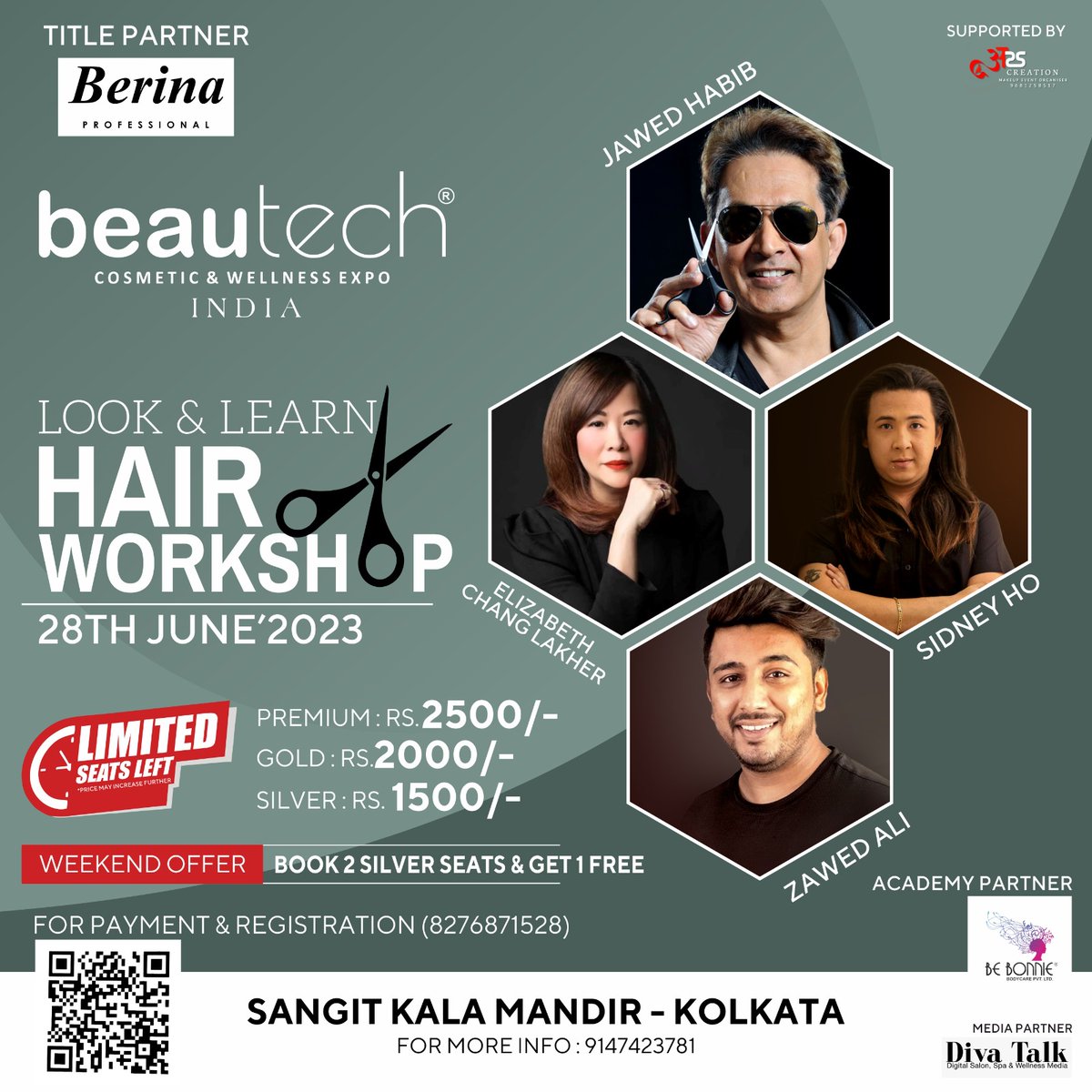 BeautechExpo's tweet image. Let's meet and learn some exciting and awesome tips and tricks about hair styling.

#beautech #beautechexpo #cosmetics #wellness #cosmeticssales #wellnesstips #Nivia #loreal #dove #lakme #LakmeSalon #Elle18 #loreal #lotus #Biotique #btkolkata #jawedhabib