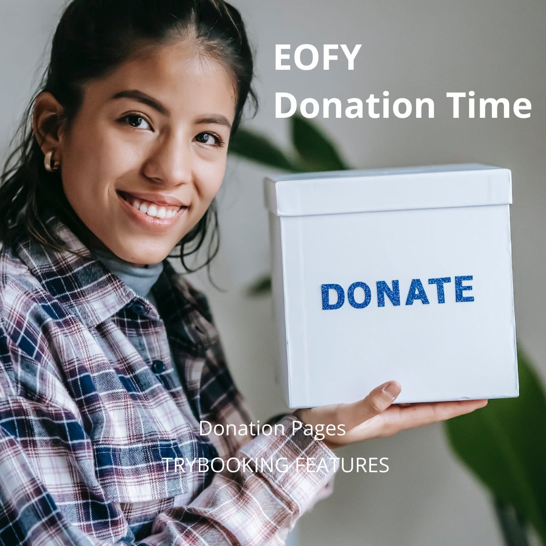📅 Don't miss out on maximizing your tax benefits this EOFY! 💰 Make a difference while also saving on your taxes by donating before the deadline.

At TryBooking, we're here to help you support causes close to your heart and make a positive impact. 

Click the link in our bio