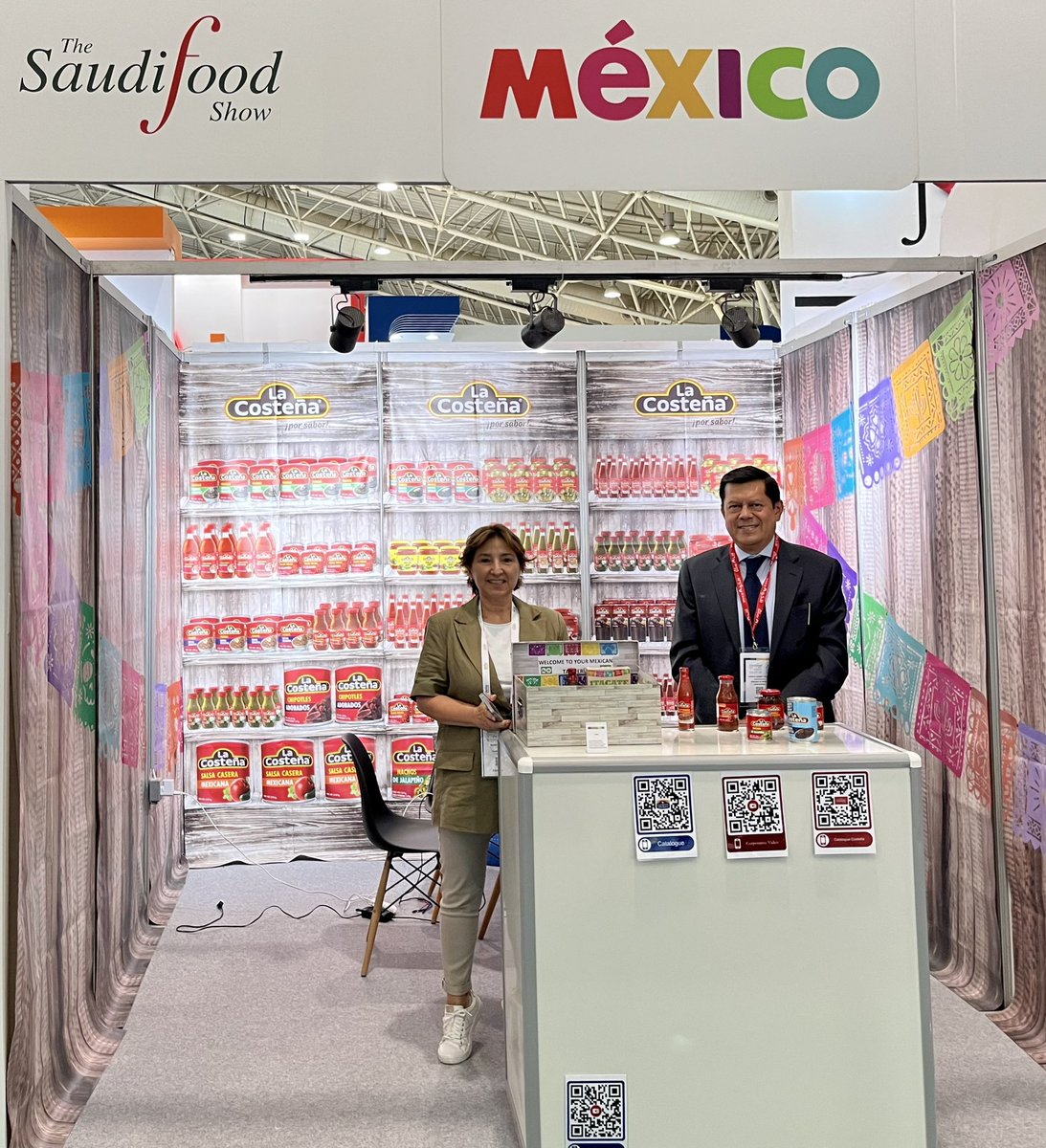 From June 20-22, @SaudiFoodShow / @Gulfood, held its first edition in #Riyadh #SaudiArabia . “La Costeña” was the pioneer 🇲🇽 company to exhibit. I am sure more Mexican companies will follow in 2024.
