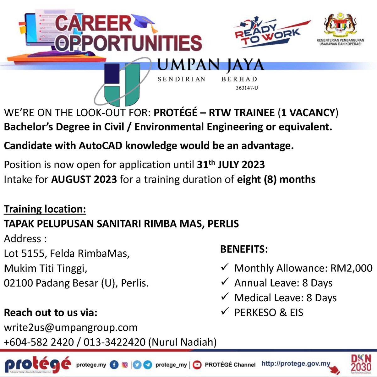 PROTÉGÉ Malaysia on Twitter "Dear Graduates, We have good news! UMPAN