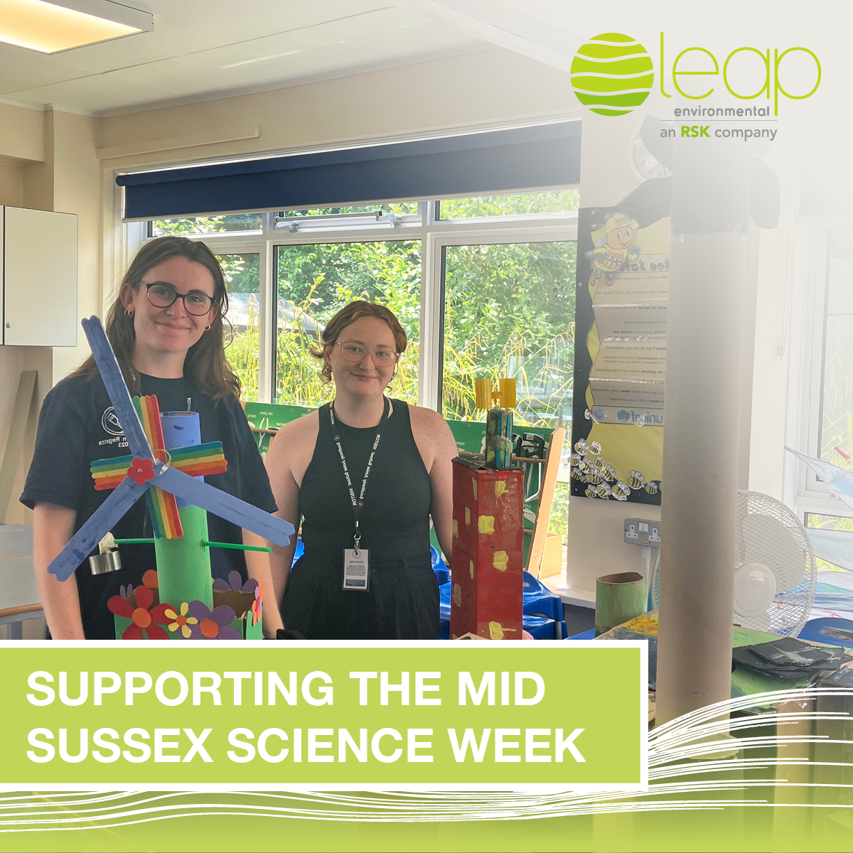 Leap have been supporting the mid sussex science week, a STEM event to support science and engineering in schools. With only 16.5% of engineers being women we have worked with a group of girls to design and build wind turbines this week. 
#EngineeringEquality #GirlsInSTEM