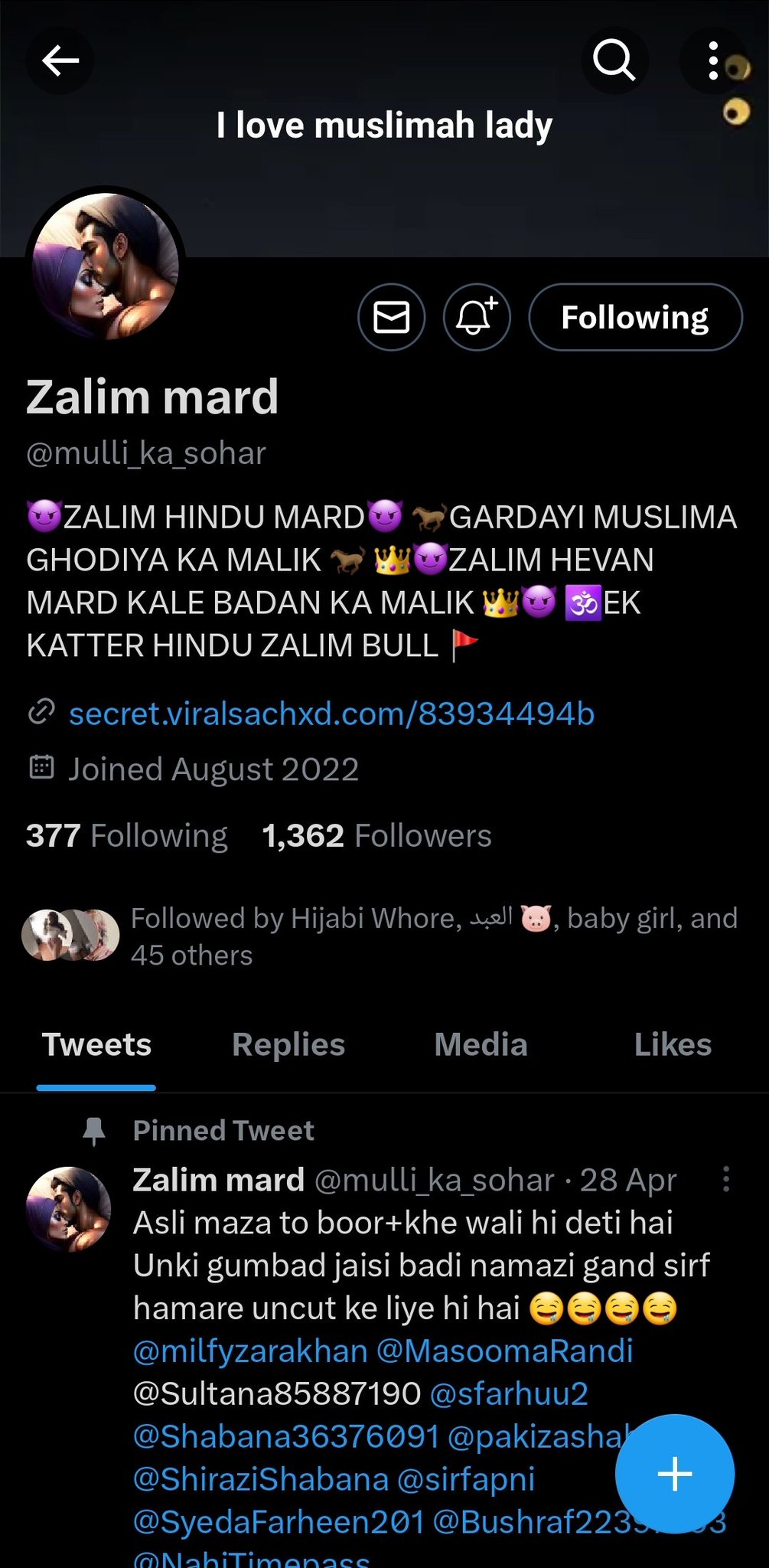 Azra Ahmad on X: Appeal to IMT Rather than fighting among ourselves in the  name of Fiqh please address these filths first 1000s of handles are sharing  porn demeaning your Muslim sisters Jab izzat hi na rahegi behno ki to aap  Deobandi, Jamati, Salafi ka ...