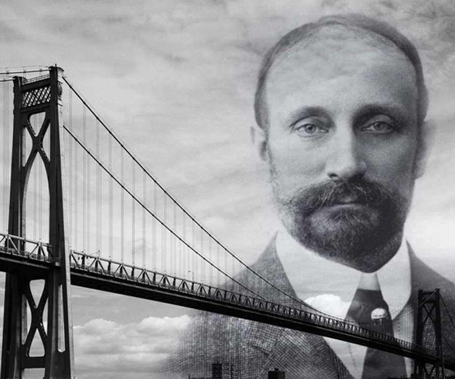mariobianchi18's tweet photo. Il #26giugno 1940 moriva #RalphModjeski. Progettista e costruttore di ponti, noto per numero, varietà e innovazione dei suoi progetti. La sua prima commissione importante fu progettare un ponte a 7 campate con ferrovia e autostrada sul Mississippi, a Rock Island, nell'Illinois. https://t.co/W5TTERP5wY