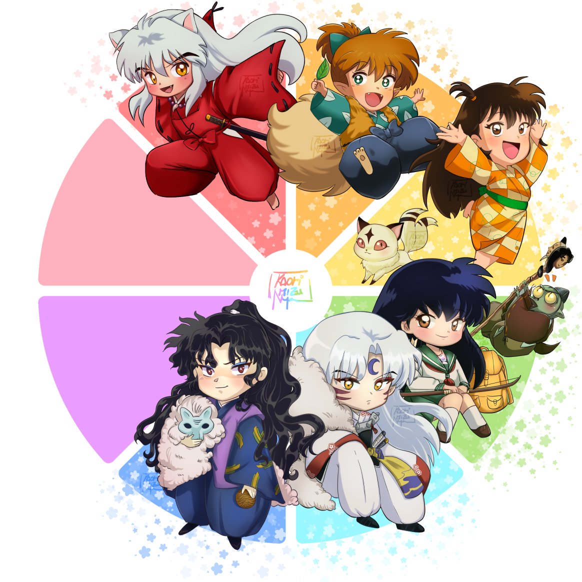 Here we are with Naraku! it was hard to choose, I will make the characters not put on another occasion! We’re almost to the end! Thank you guys!💜❤️ #InuYasha #colorwheelchallenge #犬夜叉