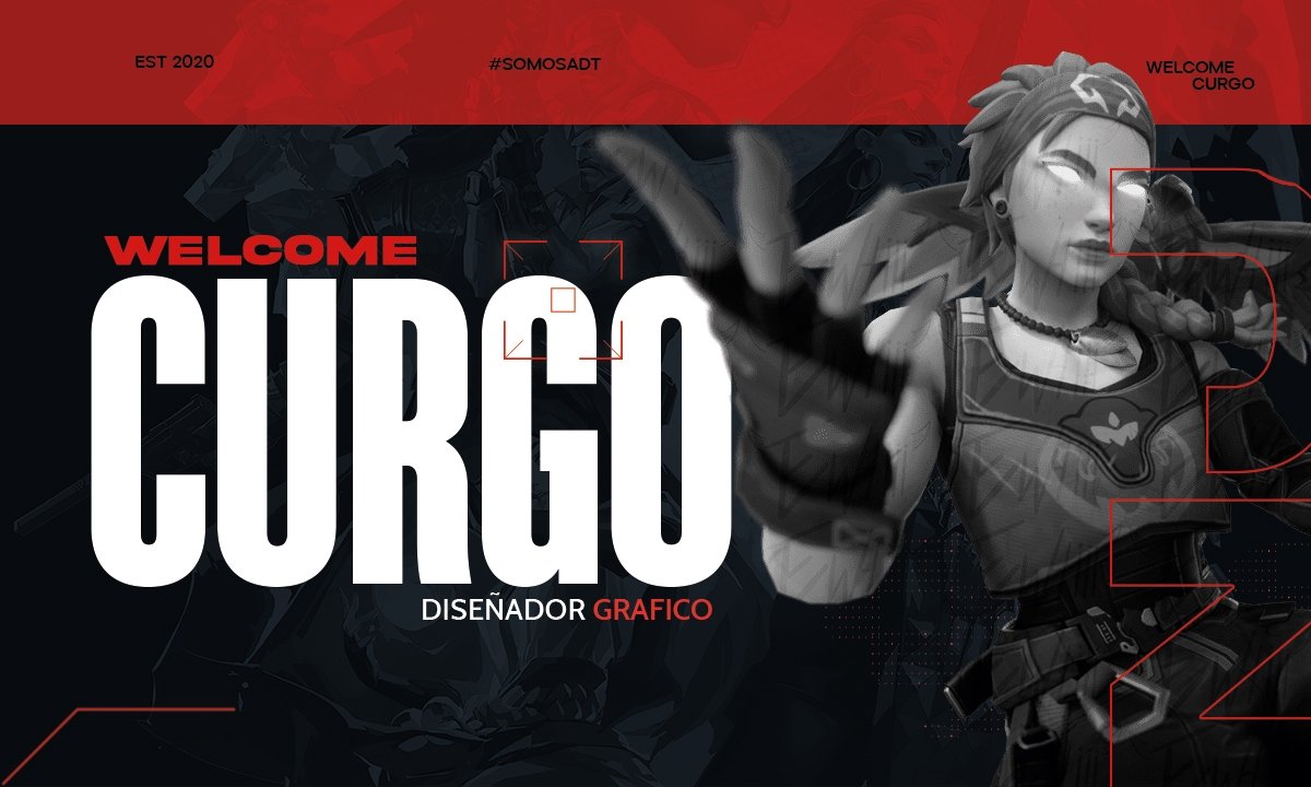 Queremos Darle la bienvenida a <a href="/ECurgo/">EDDIE CURGO</a>  como diseñador gráfico de nuestro equipo 🫶🏿.

Empezaremos a actualizar nuestras páginas y sobre todo volver a estar en las ligas de Call of duty y demás.

#SomosADT