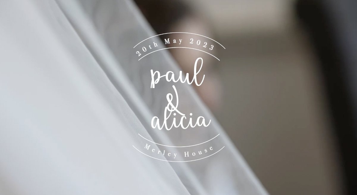 Check out our latest wedding video : Paul &amp; Alicia's Magical Merley House Wedding - Dorset youtu.be/MfBuLaL5yF8 via <a href="/YouTube/">YouTube</a> 
featuring @MerleyHouse