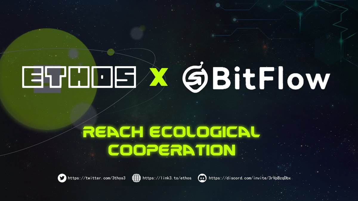 3thos3's tweet photo. 🌺#3THOS excited to announce an ecosystem partnership with @BitFlowOfficial
🖥️Bitflow is building a financial standard for Web3 assets, with a focus on providing liquidity for on-chain assets and improving capital utilization.
#Web3 #Crypto https://t.co/popkCxW8AS