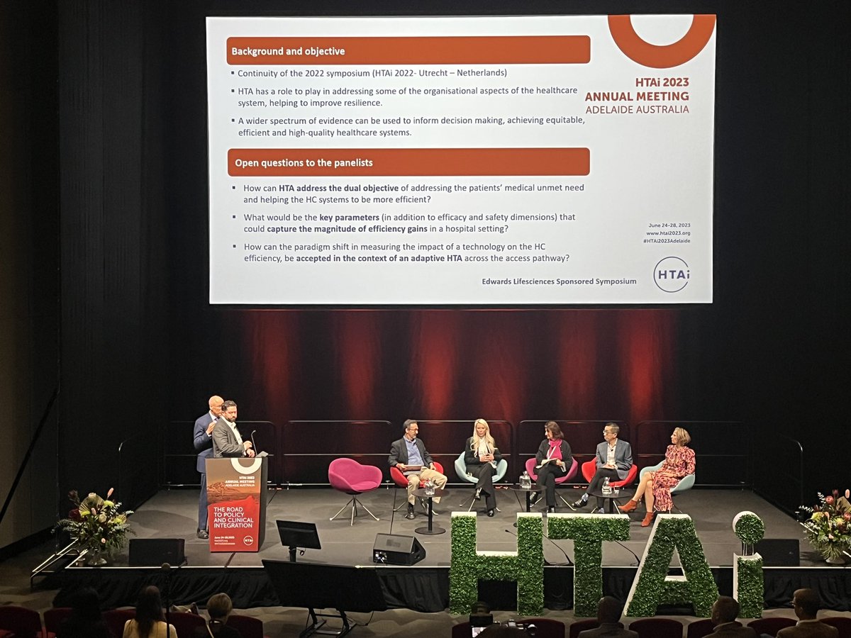 Doctors are worried that #AI and robotic technology will replace them. Can #HTA protect the doctor-patient relationship? @dollendorf <a href="/bliden/">Barry Liden</a> <a href="/SeanTunis/">Sean Tunis</a> #HTAi2023Adelaide