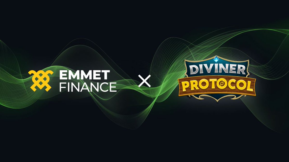 We're thrilled 🎉 to announce @Emmet_Finance's collaboration with @DivinerProtocol, a project committed to building the metaverse 'Diviner Harbour City' 🏙 – a gamified and diversified prediction marketplace. 
Combining the best of #DeFi 💰 and NFT 🖼 innovations, Diviner…