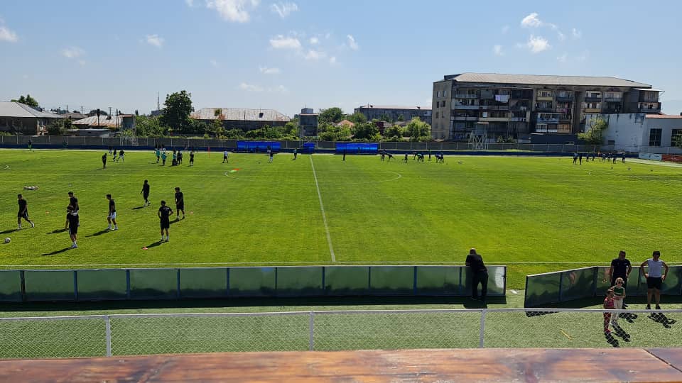 KafueCelticFC's tweet photo. "Wow! The view from the stadium for this morning's match against @FCTorpedo1946 is cool! Check it out and join us in cheering on the team to victory! ⚽🙌🏾

#StadiumView 
#FCTorpedoKutaisi #KafueCelticFC 
#MatchDay
#TheCrocs🐊 IN #Georgia https://t.co/qUJvxWr6H3