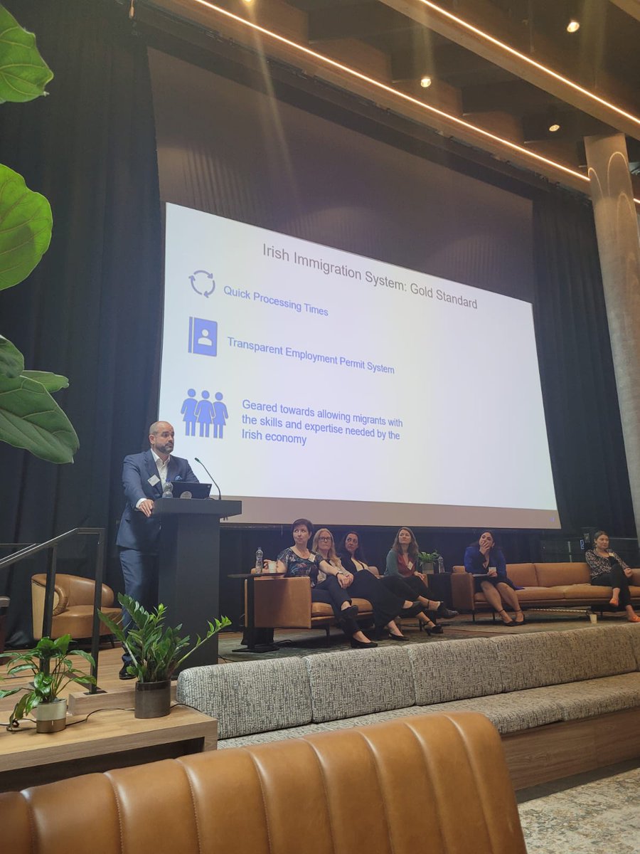 fragomen's tweet photo. A look at our recent "International Talent Mobility - Displaced Talent for Europe (#DT4E)" event in #Dublin, co-hosted by Fragomen, @IOMIreland & @TBBforTalent. Fragomen is proud to serve as a partner for the DT4E project, working alongside IOM Ireland & TBB! #DisplacedTalent https://t.co/bUehdUgmtH