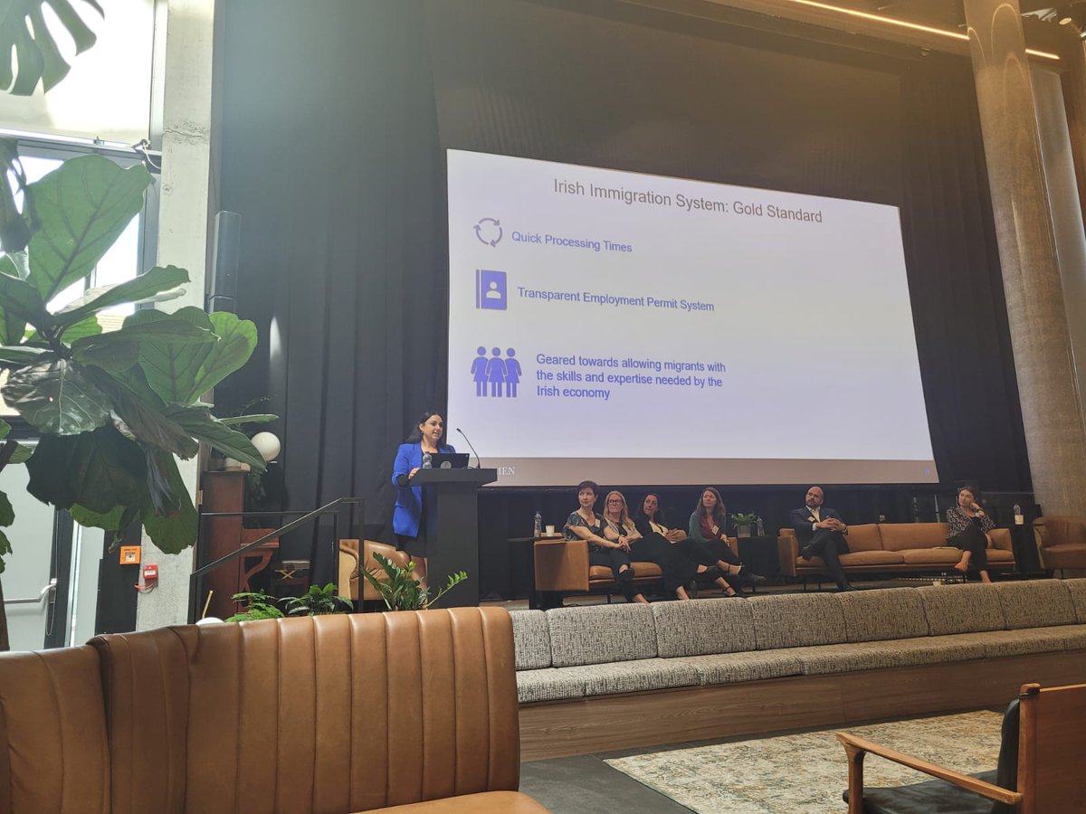 fragomen's tweet photo. A look at our recent "International Talent Mobility - Displaced Talent for Europe (#DT4E)" event in #Dublin, co-hosted by Fragomen, @IOMIreland & @TBBforTalent. Fragomen is proud to serve as a partner for the DT4E project, working alongside IOM Ireland & TBB! #DisplacedTalent https://t.co/bUehdUgmtH