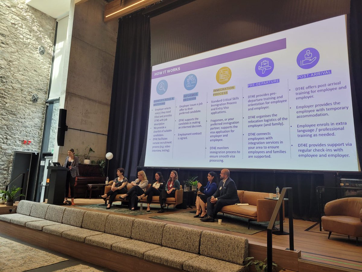 fragomen's tweet photo. A look at our recent "International Talent Mobility - Displaced Talent for Europe (#DT4E)" event in #Dublin, co-hosted by Fragomen, @IOMIreland & @TBBforTalent. Fragomen is proud to serve as a partner for the DT4E project, working alongside IOM Ireland & TBB! #DisplacedTalent https://t.co/bUehdUgmtH