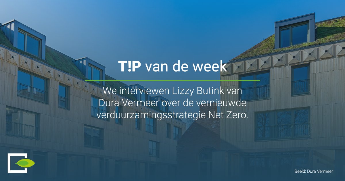 Leestip van de week: Als de bouw op de gebruikelijke voet doorgaat, maar binnen de 1,5 graad Celsius opwarming wil blijven, is het #CO2budget in 2027 al op. 💸 Een wake-up call, vindt Lizzy Butink van familiebedrijf Dura Vermeer. Lees meer via: bit.ly/447tMr6