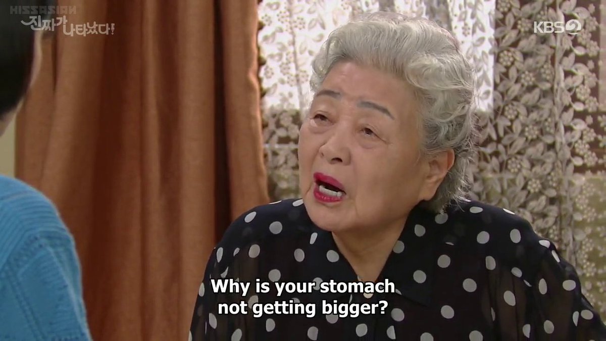 2haist21's tweet photo. #TheRealHasCome 
Geumsil representing most of the drama viewers who are curious about the same thing lol😂 https://t.co/mt1xtL2qBJ