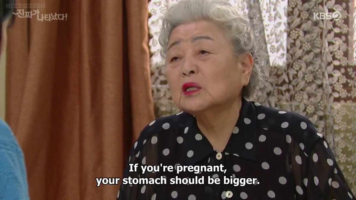 2haist21's tweet photo. #TheRealHasCome 
Geumsil representing most of the drama viewers who are curious about the same thing lol😂 https://t.co/mt1xtL2qBJ