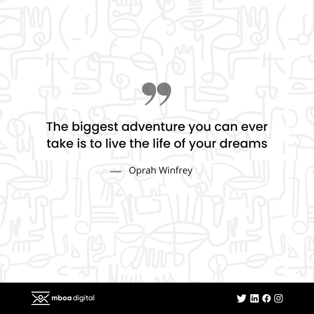"The biggest adventure you can ever take is to live the life of your dreams."
- Oprah Winfrey
Wishing you a week filled with daring and adventure!