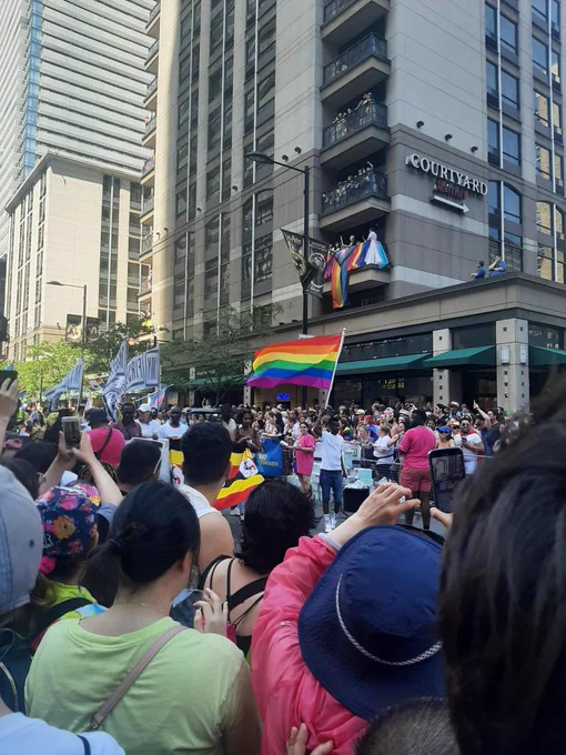 today was very fun  happy Pride everyone 