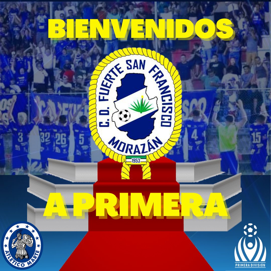 En nombre de Club Deportivo Atlético Marte felicitamos y damos la bienvenida a Club Deportivo Fuerte San Francisco

!Enhorabuena! Por su ascenso 👏🤝

#ATM